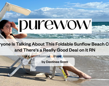 Everyone is talking about this foldable Sunflow beach chair, and there's a really good deal on it right now.
