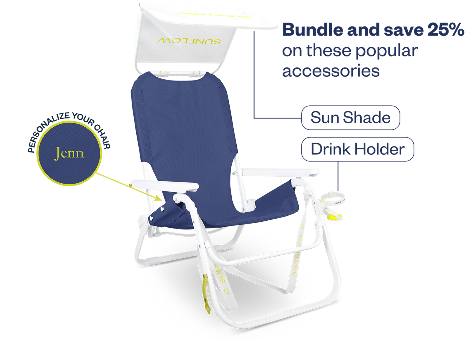 Shore Thing Chair | Best Backpack Beach Chair | SUNFLOW