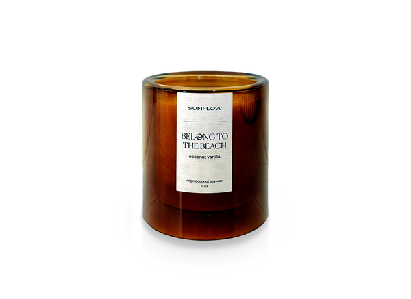 Belong to the Beach Coconut Vanilla Sunflow Candle