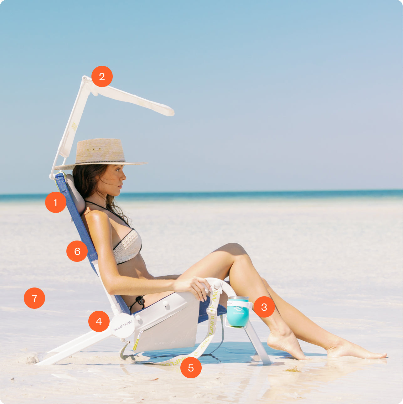 Sunflow shop beach chair