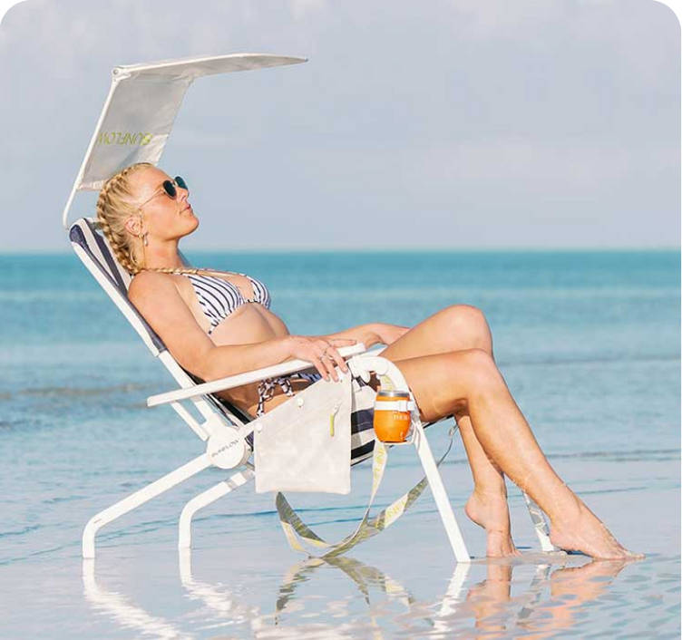 Low lying beach chairs hotsell