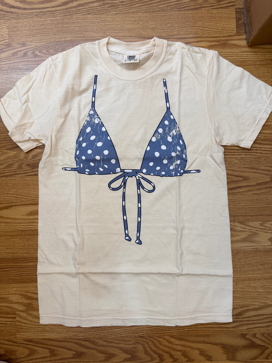 Pierce & Pine Polka dot bikini Tee Shirt