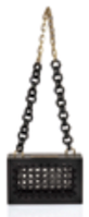 Michelle Daccarett SQUARED Rose Handbag with Chain Handle