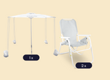 Cabana & Tall Sand Dune Chairs Set